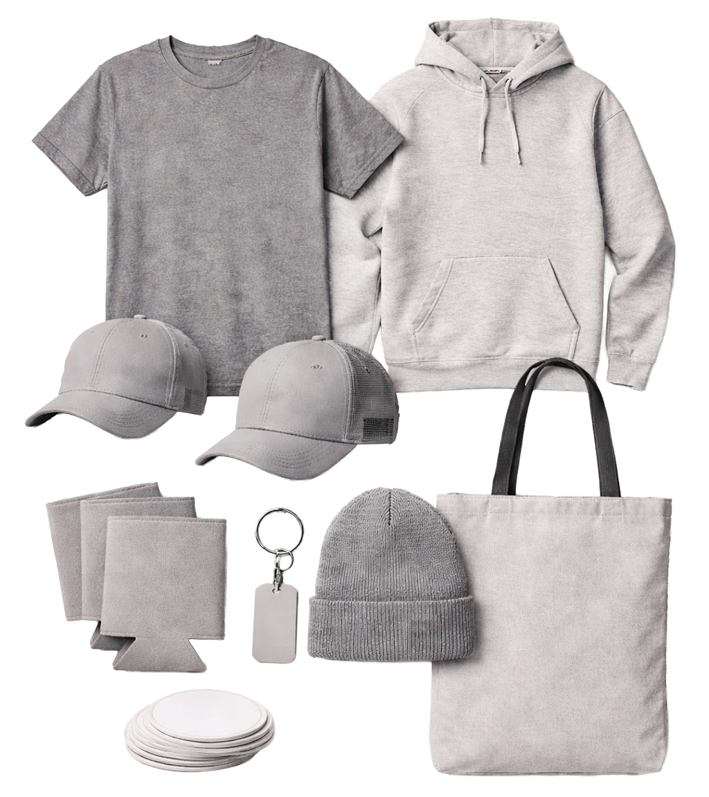 Leroy's House of Merch Logo Leroy's House of Merch logo featuring a small business shop and an old Mercedes-Benz with the company title at the top